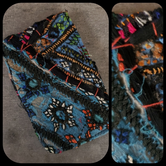 🌈SOLD💰 Free People Boho Embroidered Wallet - Picture 2 of 8